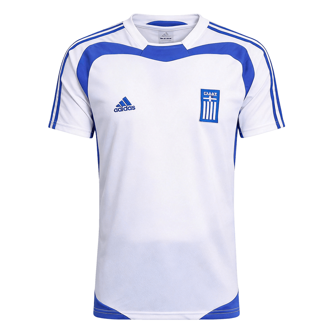 Męska koszulka Grecji wyjazdowa Retro 2004