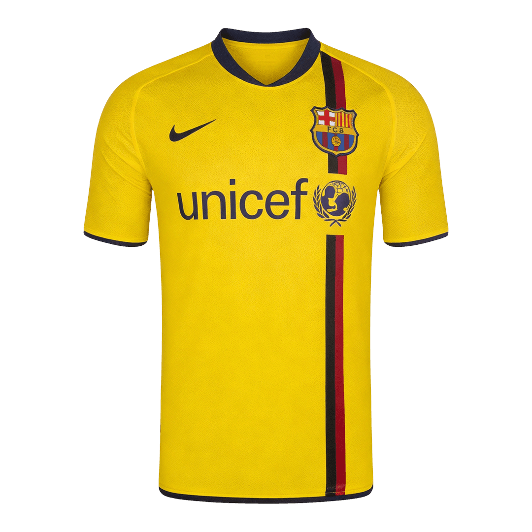 Męska Koszulka Retro Wyjazdowa Barcelona 2008/10