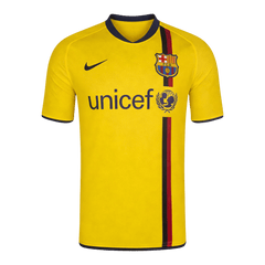 Męska Koszulka Retro Wyjazdowa Barcelona 2008/10
