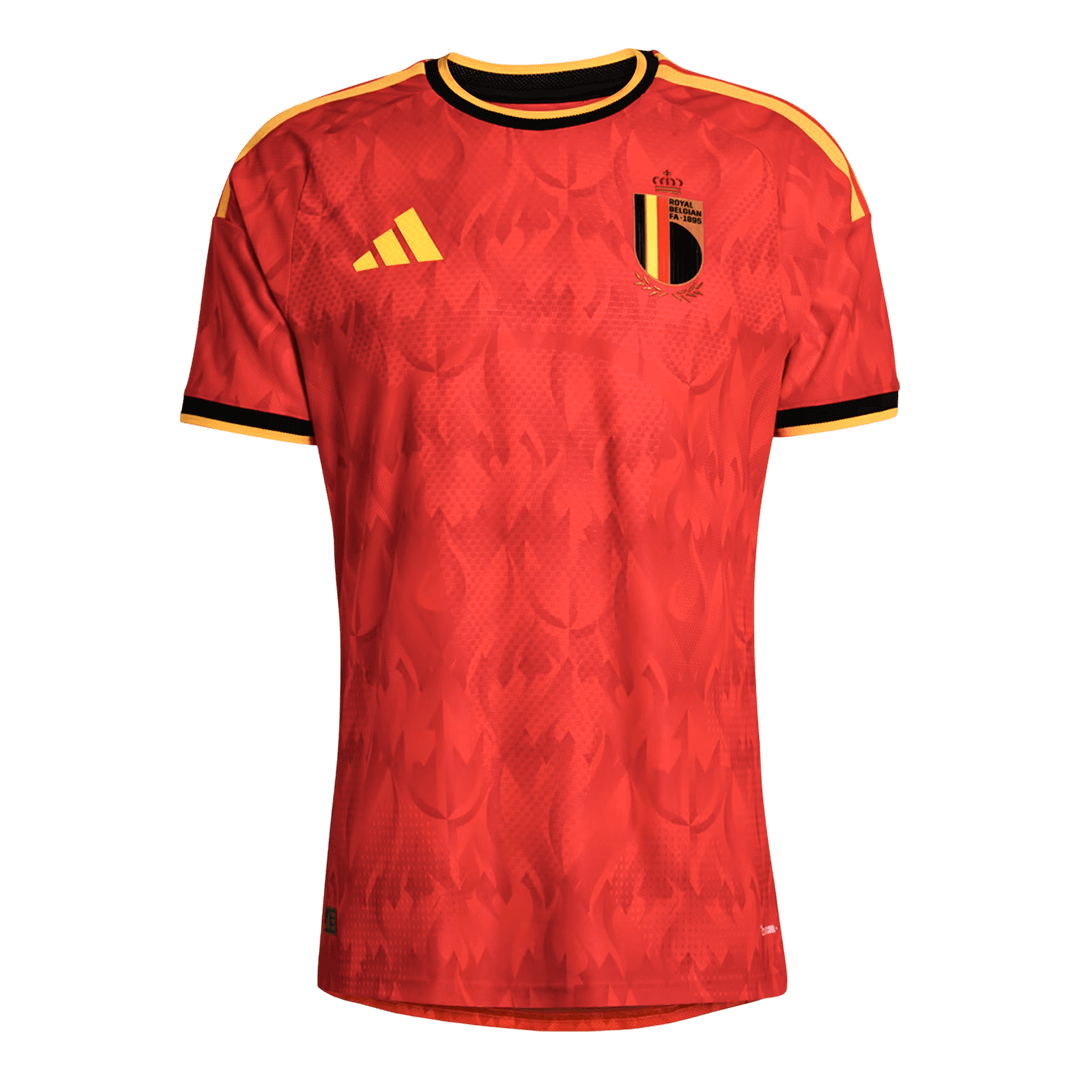 Męska Koszulka Domowa Belgium Wersja Piłkarska World Cup 2026 - Slim Fit