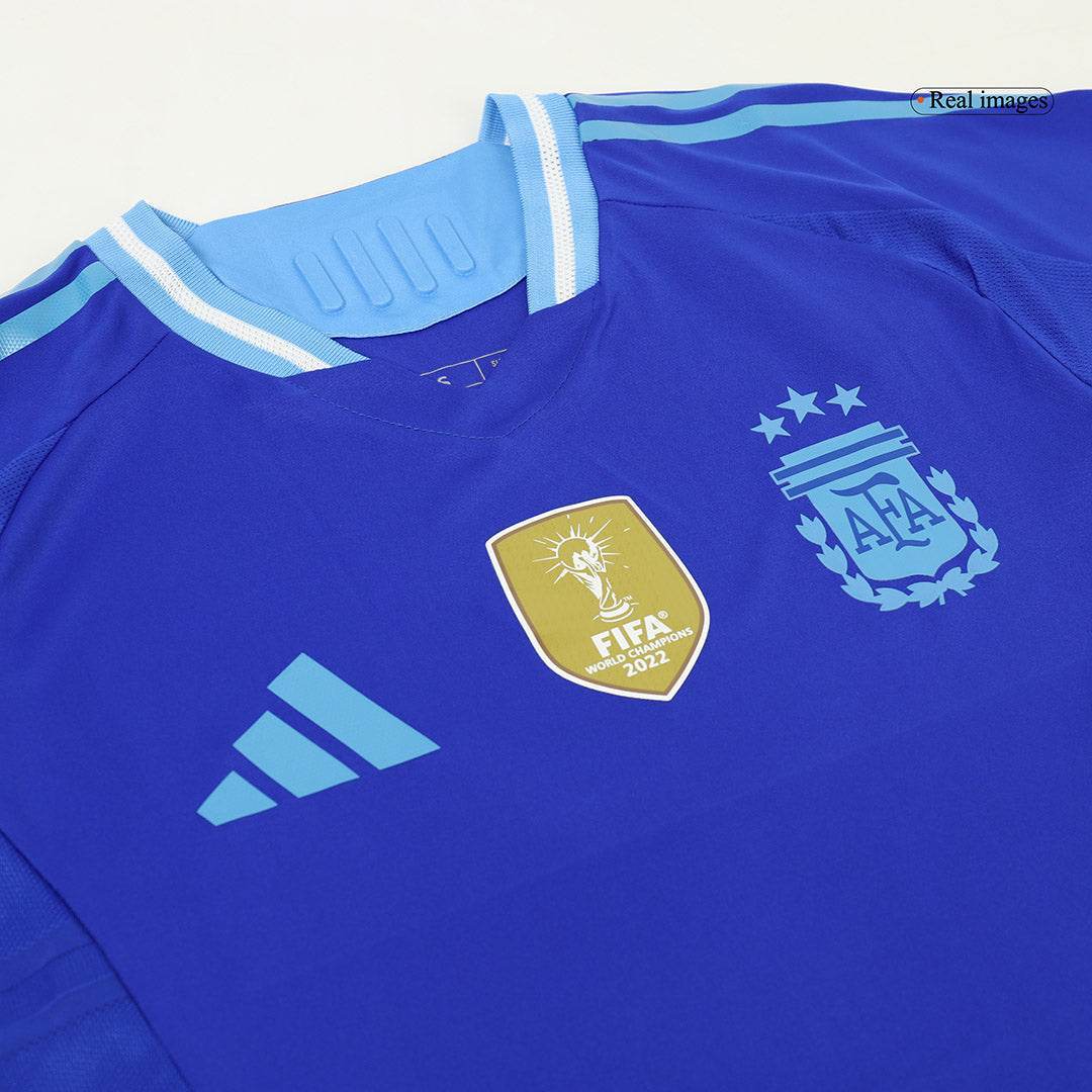 Męska Koszulka Wyjazdowa Argentyna MESSI #10 Wersja Piłkarska 2024 - Slim Fit - Topowe Koszulki Pilkarskie Sklep Internetowy