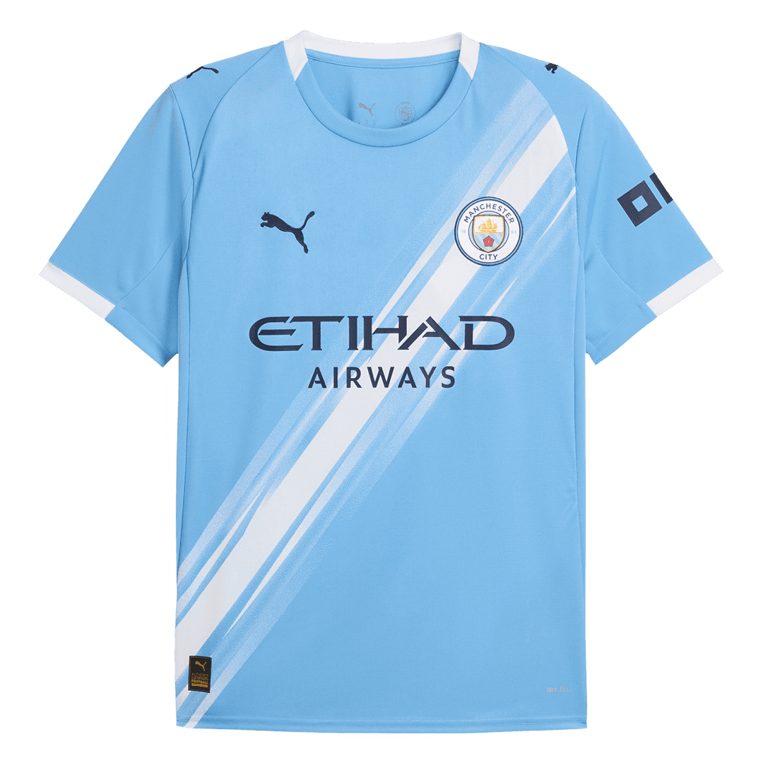 Męska Koszulka Domowa Manchester City 2025/26 - Topowe Koszulki Pilkarskie Sklep Internetowy