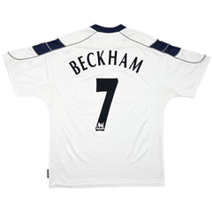 Męska Koszulka Retro Wyjazdowa Manchester United BECKHAM #7 2000/01