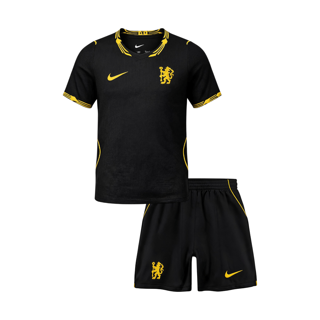 Dziecięcy zestaw Chelsea wyjazdowa 2026/27