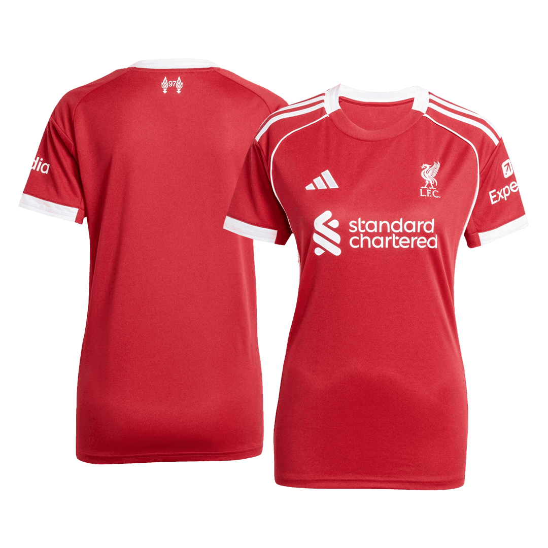 Damska Koszulka Domowa Liverpool 25/26 - Topowe Koszulki Pilkarskie Sklep Internetowy
