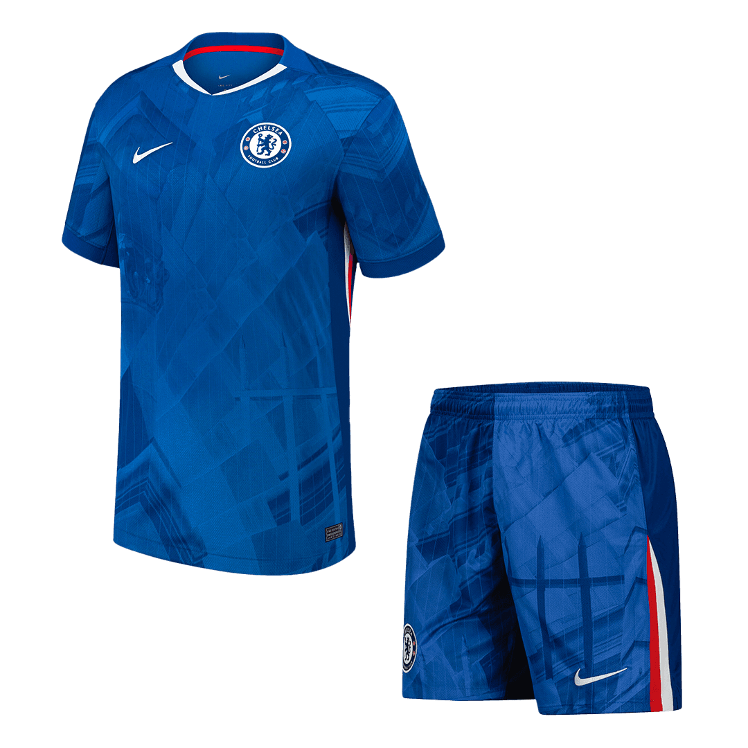 Męski Zestaw Domowy Chelsea (Koszulka+Spodenki) 2025/26 - Topowe Koszulki Pilkarskie Sklep Internetowy