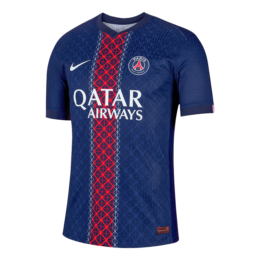 Męska Koszulka Domowa PSG D.DOUÉ #14 Wersja Piłkarska 2025/26 - Slim Fit - Topowe Koszulki Pilkarskie Sklep Internetowy