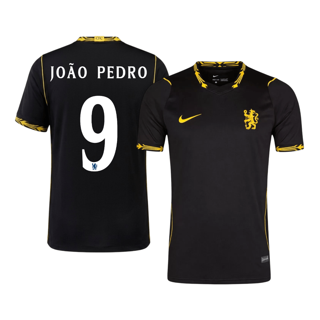 Męska koszulka Chelsea wyjazdowa JOÃO PEDRO #9 2026/27 - UCL