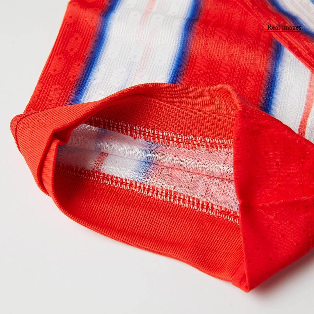 Męska koszulka piłkarska J.ALVAREZ #19 Atletico Madrid Home 2024/25 - Slim Fit - Topowe Koszulki Pilkarskie Sklep Internetowy