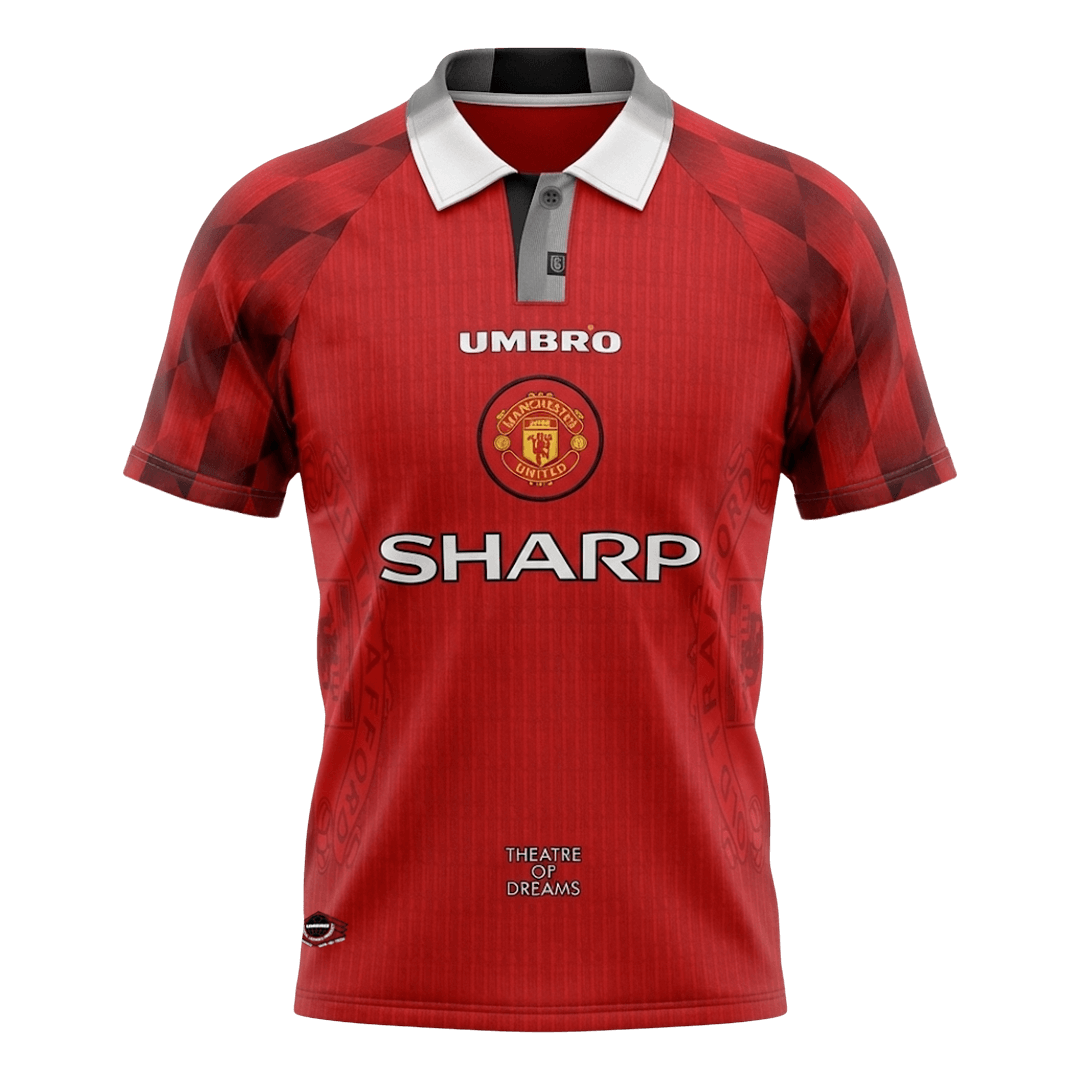 Męska Koszulka Retro Domowa Manchester United 1996/97