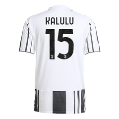 Męska Koszulka Domowa Juventus KALULU #15 Wersja Piłkarska 2025/26 - Slim Fit - Topowe Koszulki Pilkarskie Sklep Internetowy