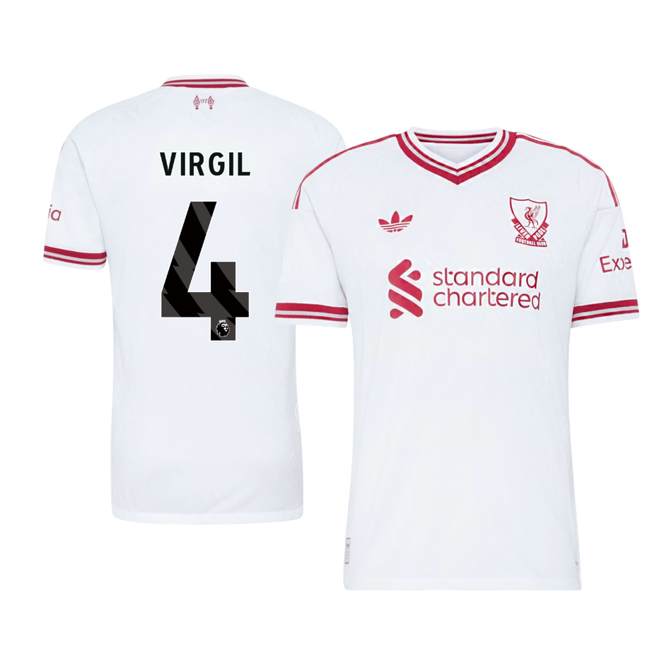 Męska koszulka Liverpoolu wyjazdowa VIRGIL #4 wersja zawodnicza 2026/27