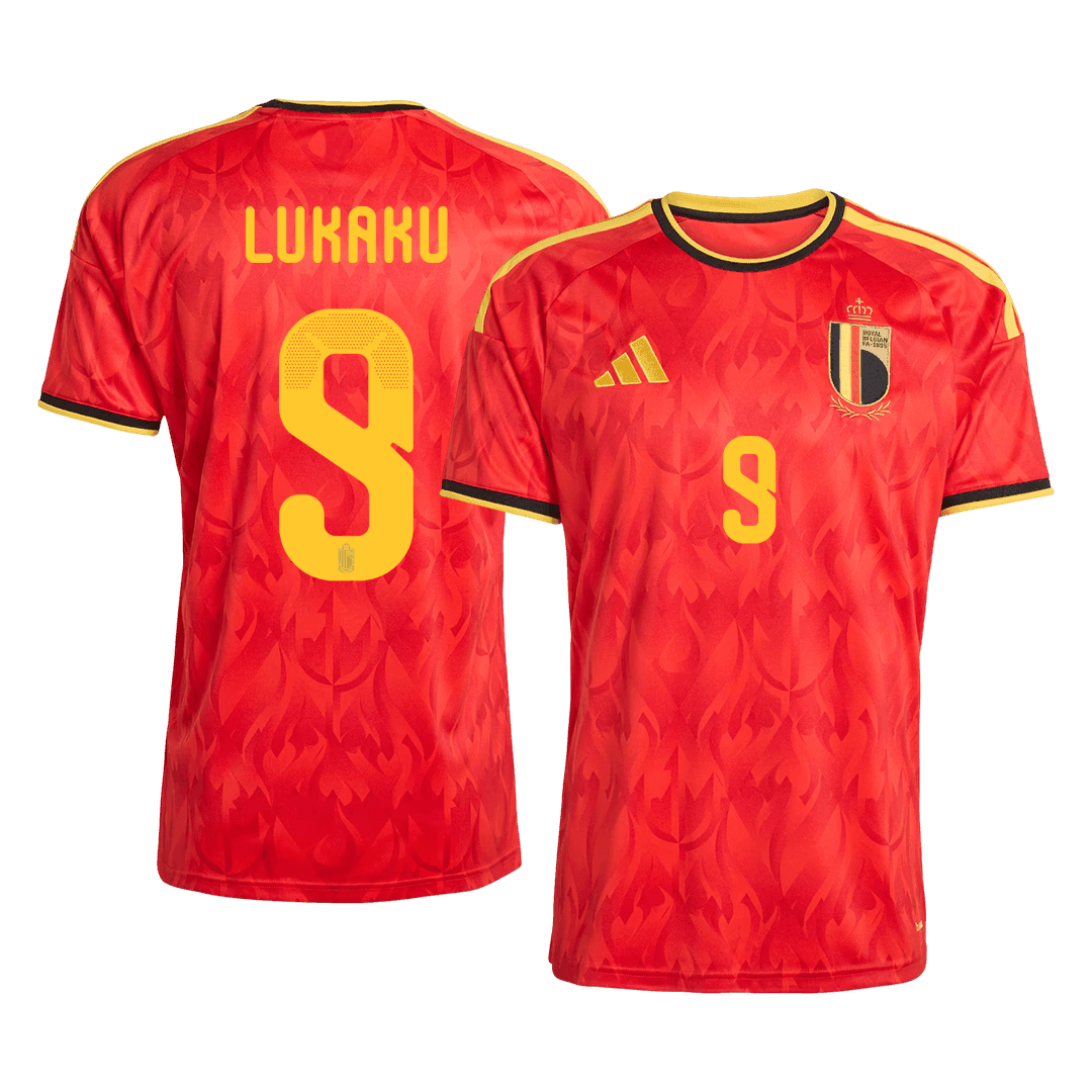 Męska koszulka Belgii domowa LUKAKU #9 - Mundial 2026