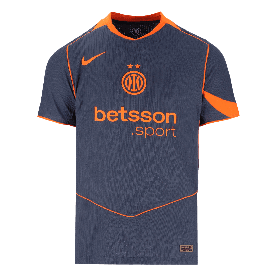Męska Koszulka Trzecia Wyjazdowa Inter Milan Wersja Piłkarska 2025/26 - Slim Fit - Topowe Koszulki Pilkarskie Sklep Internetowy