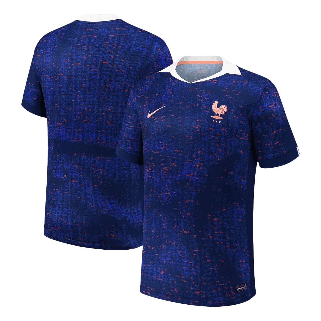 Męska Koszulka Domowa Francja 2025 - Women's Euro - Topowe Koszulki Pilkarskie Sklep Internetowy