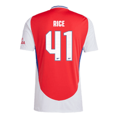 Męska Koszulka Domowa Arsenal RICE #41 2024/25 - UCL - Topowe Koszulki Pilkarskie Sklep Internetowy