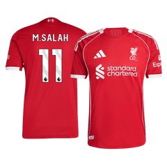 Męska Koszulka Domowa Liverpool M.SALAH #11 Wersja Piłkarska 2025/26 - Slim Fit - Topowe Koszulki Pilkarskie Sklep Internetowy