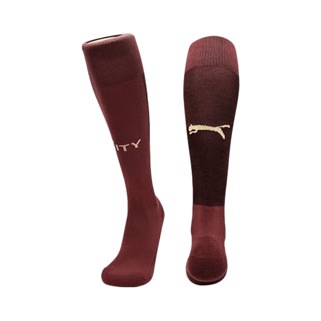 Męska Wysokiej jakości koszulka piłkarska Manchester City Third Away (koszula + spodenki + skarpetki) 2024/25 - Topowe Koszulki Pilkarskie Sklep Internetowy