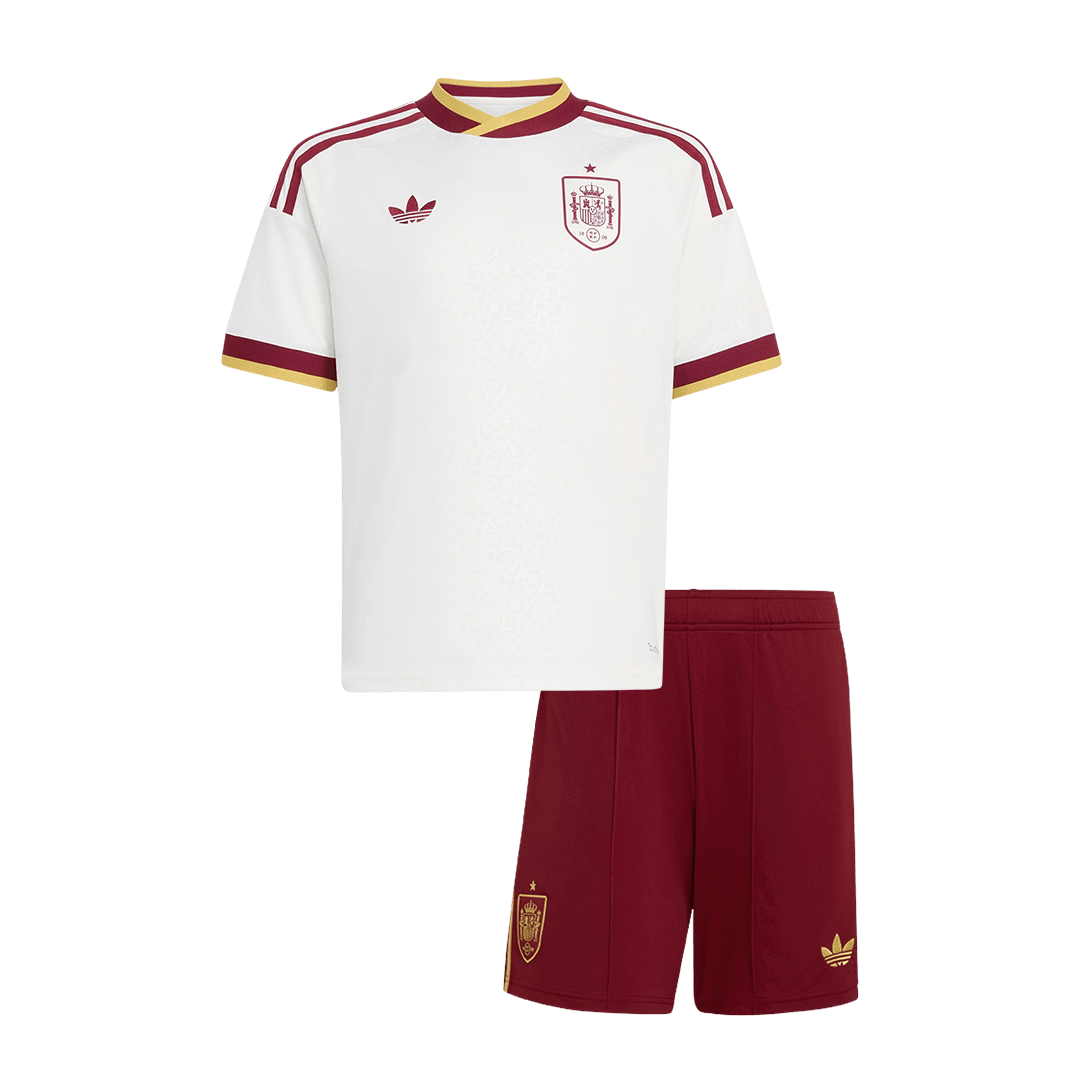 Dziecięcy Zestaw Wyjazdowa Spain (Koszulka+Spodenki) 2026
