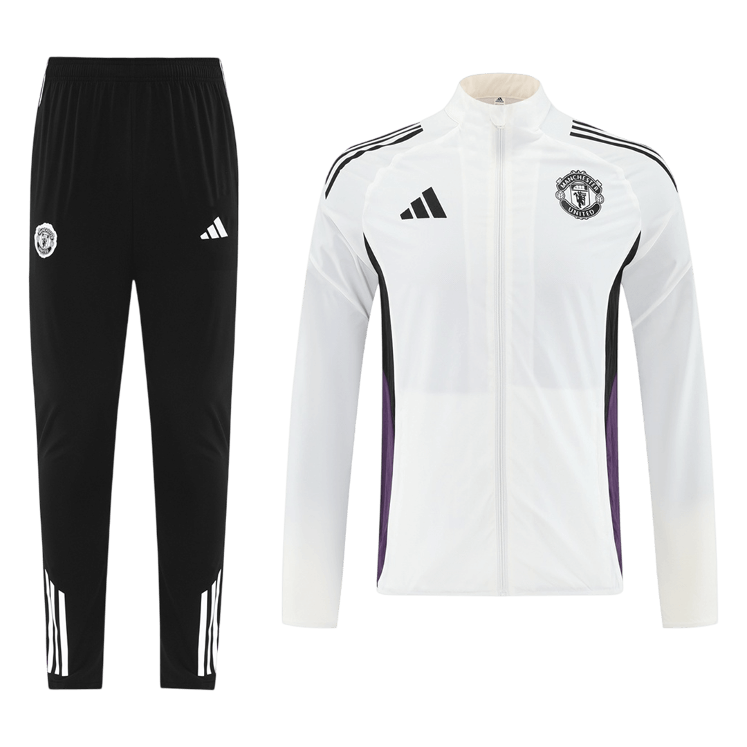 Męski Zestaw Treningowy Manchester United (Kurtka+Spodnie) 2025/26