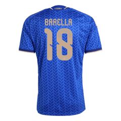 Męska koszulka Włoch domowa BARELLA #18 – Mundial 2026 [PREMIUM]