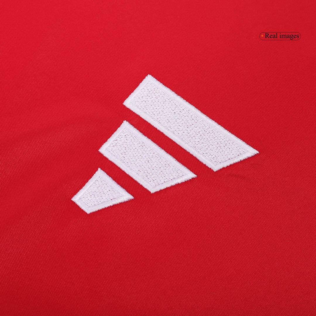 Męski zestaw koszulek piłkarskich Manchester United Home (koszula + spodenki + skarpetki) 2024/25 - Topowe Koszulki Pilkarskie Sklep Internetowy