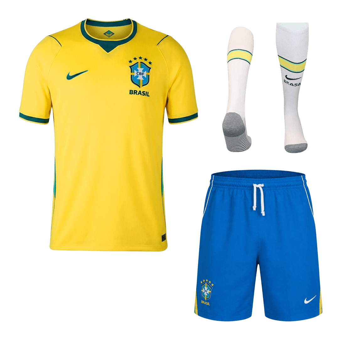 Męski kompletny strój Brazylii domowa - Mundial 2026