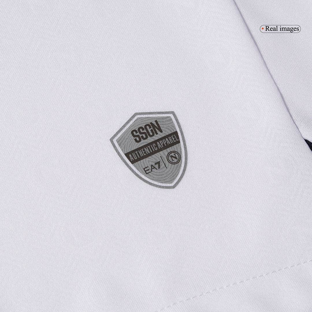 Męska Koszulka Wyjazdowa Napoli LUKAKU #11 Wersja Piłkarska 2024/25 - Krój Slim Fit - Topowe Koszulki Pilkarskie Sklep Internetowy