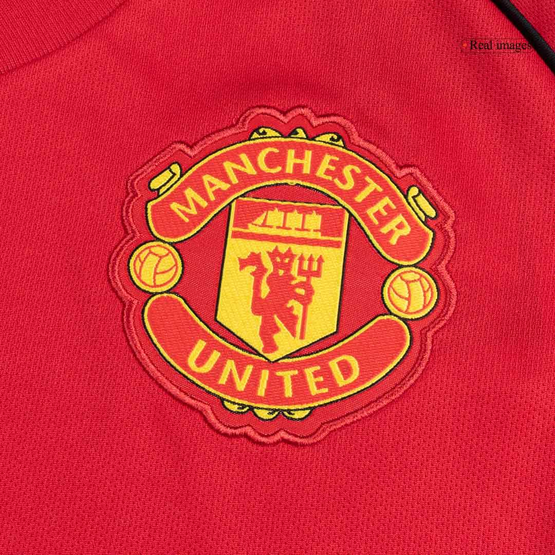 Męski Zestaw Domowy Manchester United (Koszulka+Spodenki) 2025/26 - Topowe Koszulki Pilkarskie Sklep Internetowy