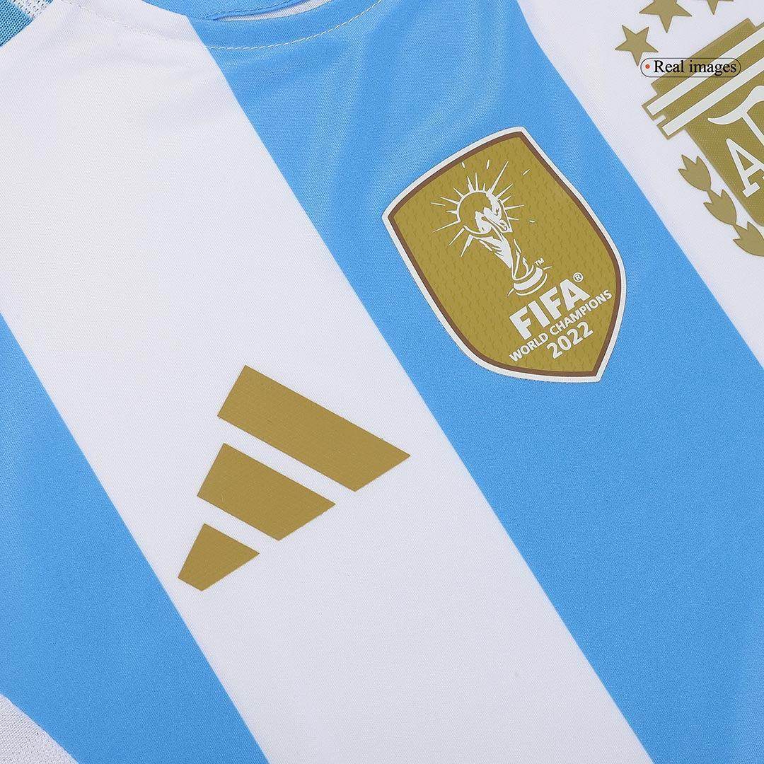 Męska Koszulka Domowa Argentyna L.MARTÍNEZ #22 Wersja Piłkarska 2024 - Slim Fit - Topowe Koszulki Pilkarskie Sklep Internetowy