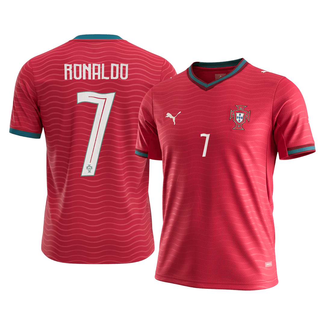 Męska koszulka Portugalii domowa RONALDO #7 – Mundial 2026 [PREMIUM]