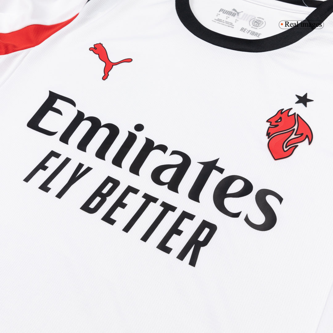 Męska Koszulka Wyjazdowa AC Milan 2025/26 z Długim Rękawem