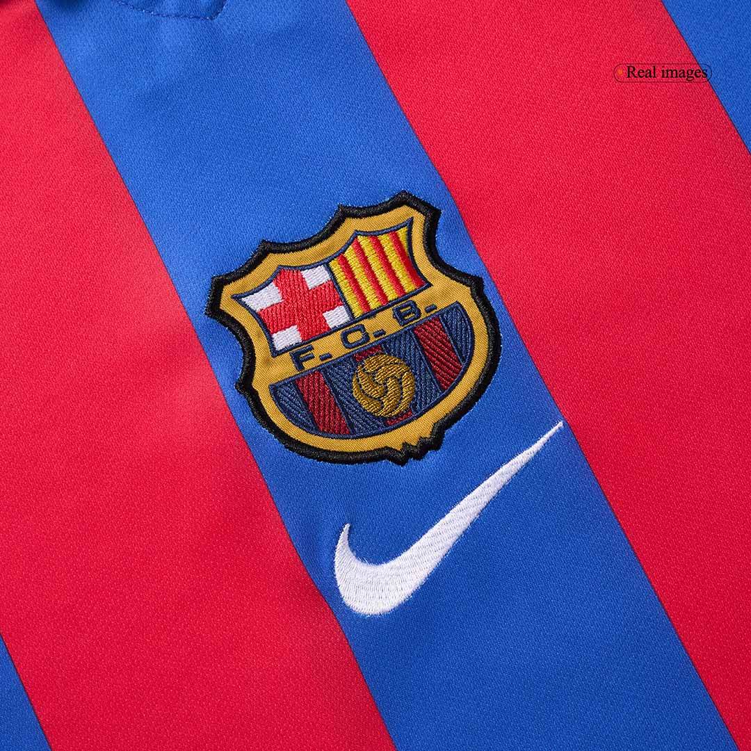 Koszulka Retro Domowa Barcelona RIVALDO #10 2001/02 - Topowe Koszulki Pilkarskie Sklep Internetowy