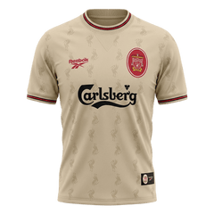 Męska Koszulka Retro Wyjazdowa Liverpool 1996/97