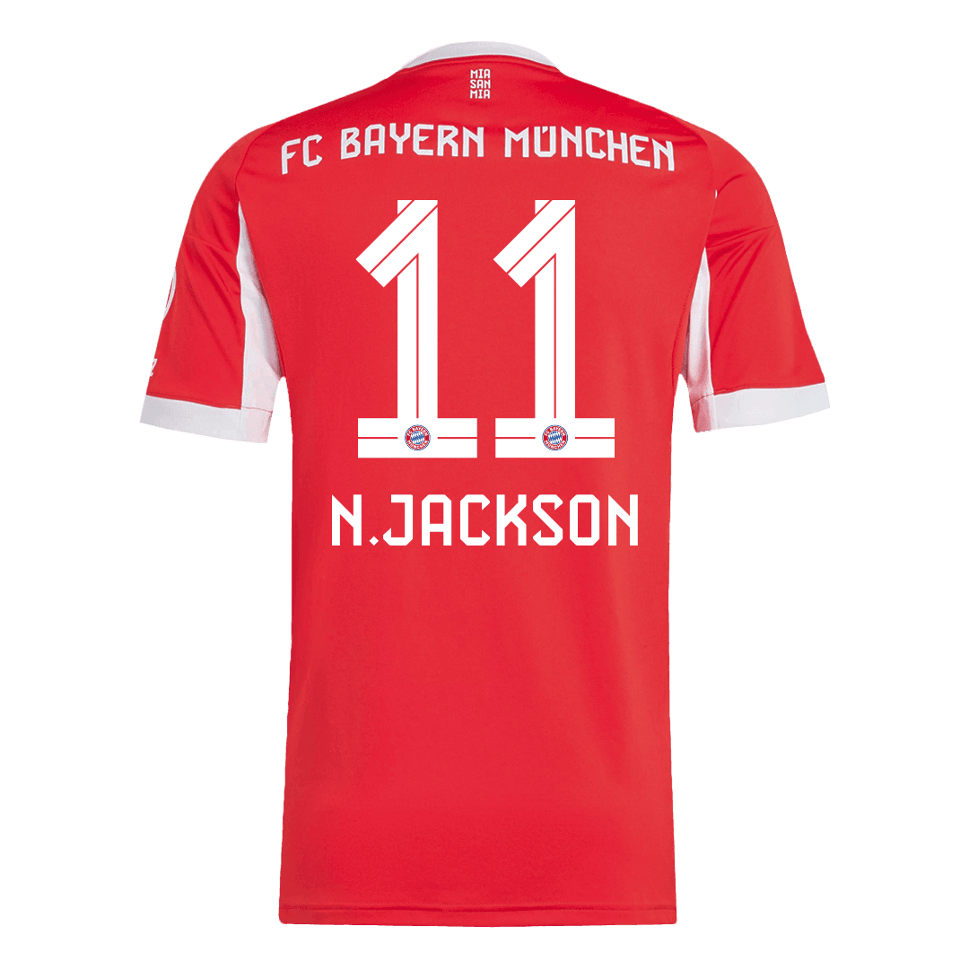 Męska Koszulka Domowa Bayern Munich N.JACKSON #11 2025/26 [PREMIUM] - Topowe Koszulki Pilkarskie Sklep Internetowy