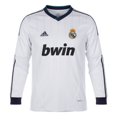 Męska Koszulka Retro Domowa Real Madrid 2012/13 z Długim Rękawem