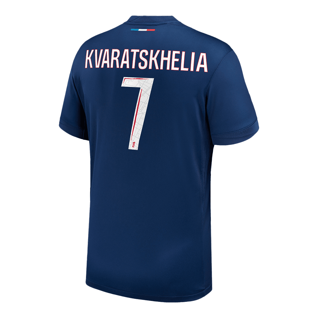 Męska koszulka piłkarska KVARATSKHELIA #7 PSG Home 2024/25 - Topowe Koszulki Pilkarskie Sklep Internetowy