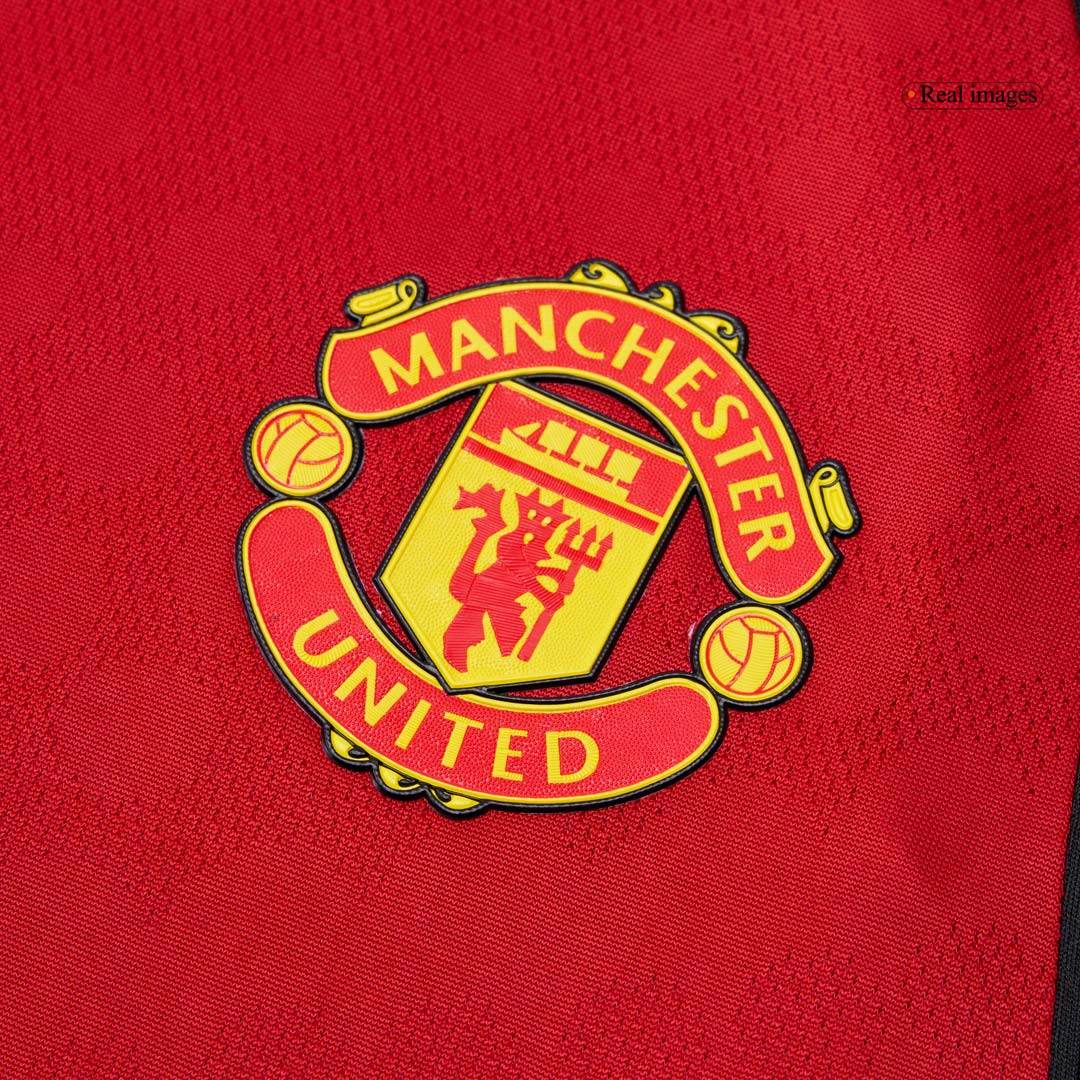Męska Koszulka Domowa Manchester United Wersja Piłkarska 2025/26 - Slim Fit - Topowe Koszulki Pilkarskie Sklep Internetowy