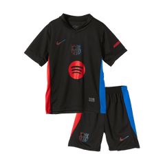 Zestaw Piłkarski Dla Dzieci Barcelona Away (Koszulka+Spodenki) 2024/25 - Spotify Logo without Text - Topowe Koszulki Pilkarskie Sklep Internetowy