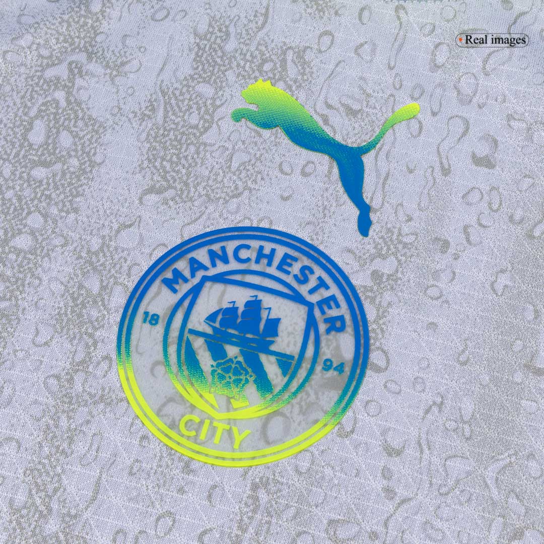 Męska Koszulka Trzecia Wyjazdowa Manchester City Wersja Piłkarska 2025/26 - Slim Fit