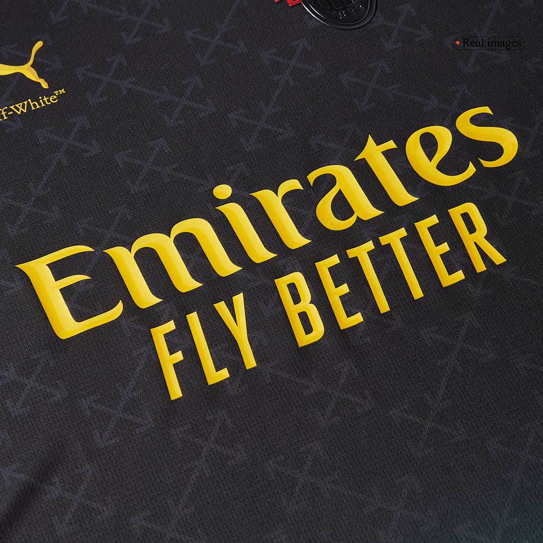 Męski Zestaw Czwarta Wyjazdowa AC Milan (Koszulka+Spodenki) 2024/25 - Topowe Koszulki Pilkarskie Sklep Internetowy