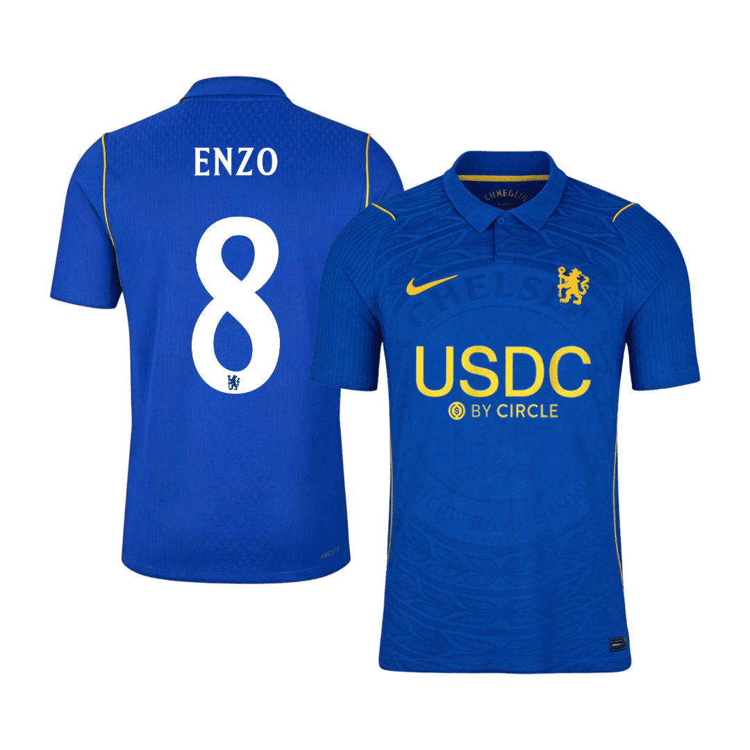 Koszulka Chelsea domowa 2026/27 – UCL – ENZO #8 (wersja zawodnicza)