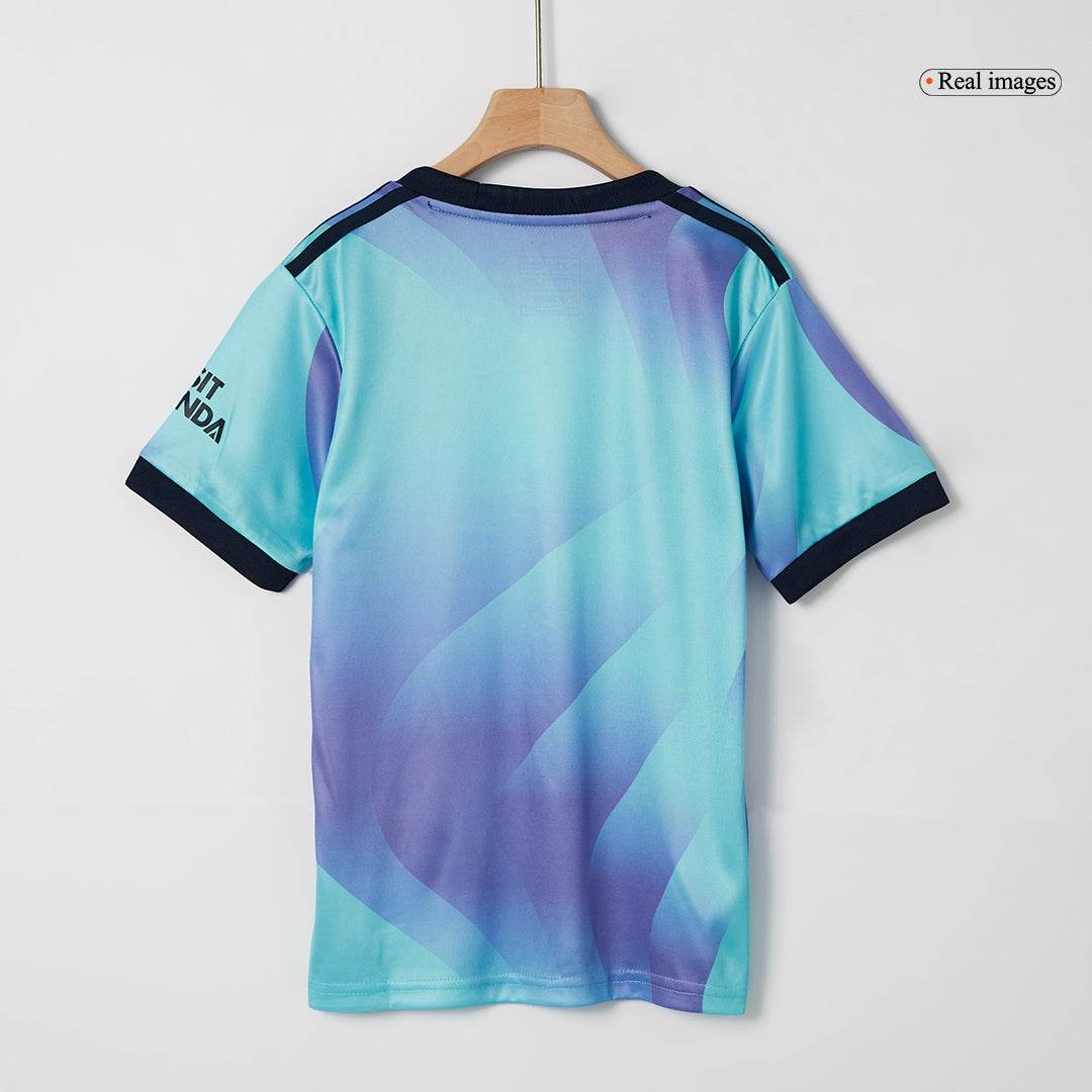 Dziecięcy Trzeci Strój Wyjazdowy Arsenal 2024/25 (Koszulka + Spodenki) - Topowe Koszulki Pilkarskie Sklep Internetowy