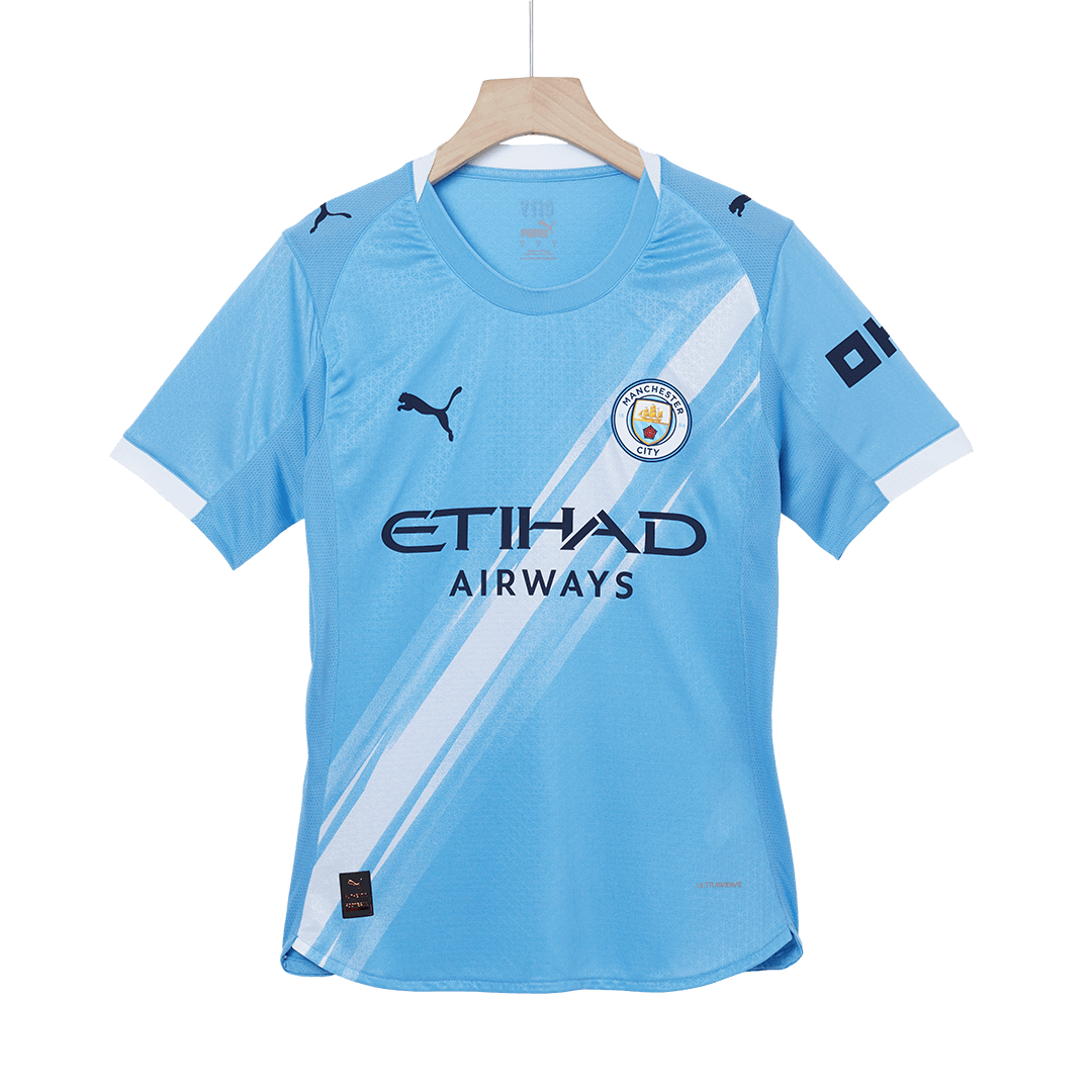 Męska Koszulka Domowa Manchester City REIJNDERS #4 Wersja Piłkarska 2025/26 - Slim Fit