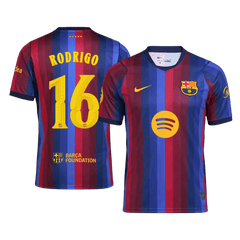 Męska koszulka Barcelony domowa RODRIGO #16 2026/27 - UCL