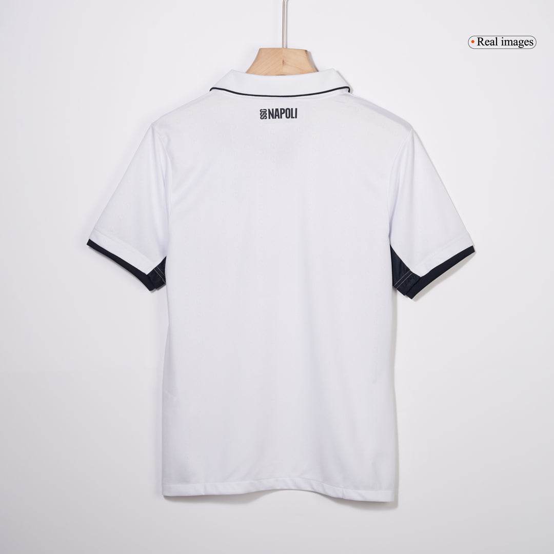 Męska Koszulka Wyjazdowa Napoli Wersja Piłkarska 2024/25 - Krój Slim Fit - Topowe Koszulki Pilkarskie Sklep Internetowy