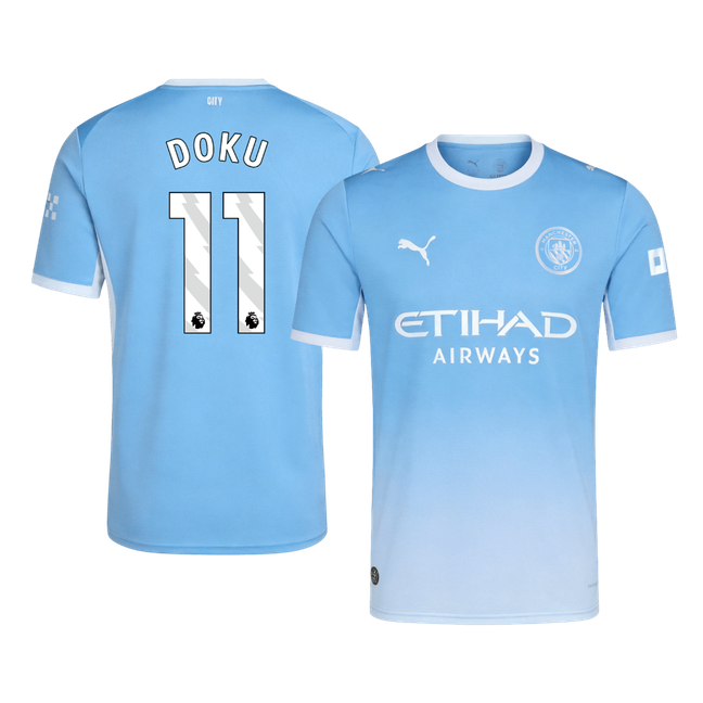 Męska koszulka Manchesteru City domowa DOKU #11 2026/27