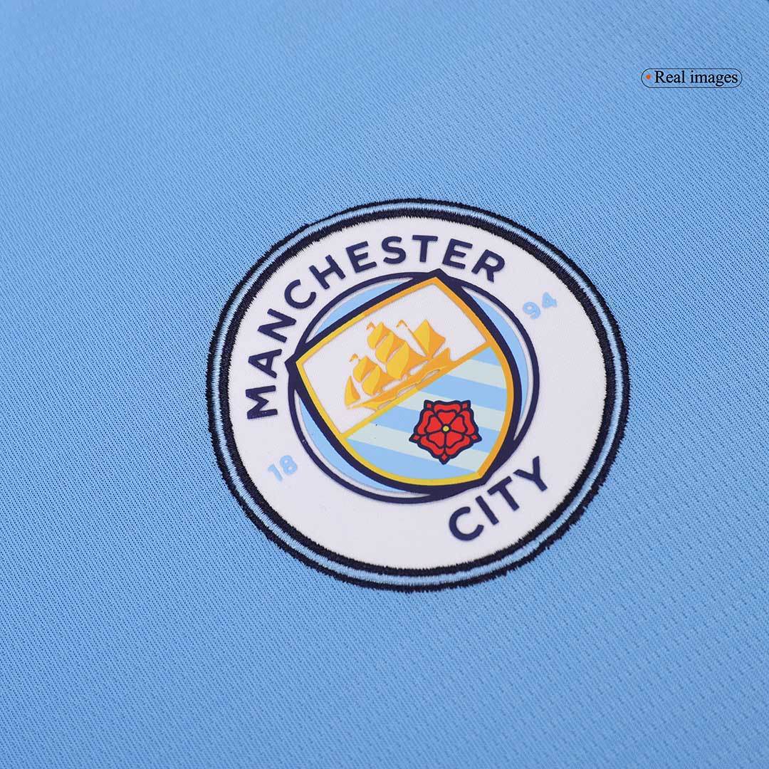 Manchester City Home Koszulka piłkarska z długim rękawem 2024/25 - Topowe Koszulki Pilkarskie Sklep Internetowy