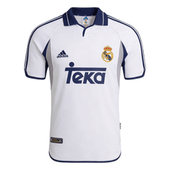 Męska Koszulka Retro Domowa Real Madrid 2000/01