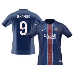 Męska Koszulka Domowa PSG G.RAMOS #9 2025/26 [PREMIUM]